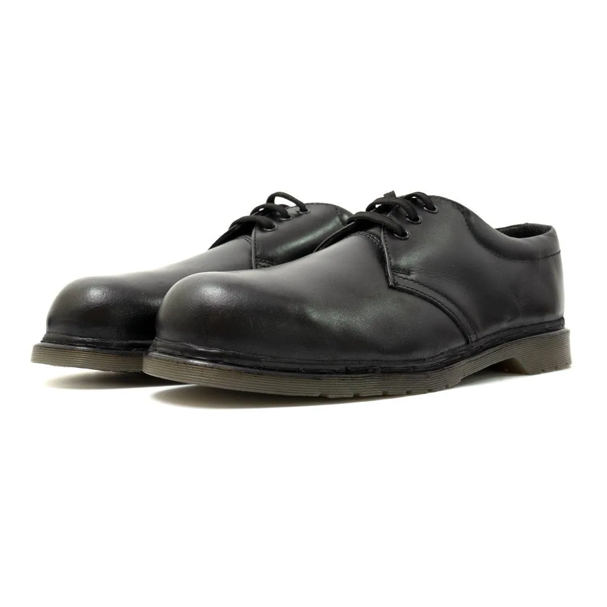 Grafters Formal Lace Ups Leather Black Colour For Men