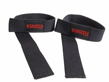 Grizzly Cotton and Nylon Lifting Wrist Straps