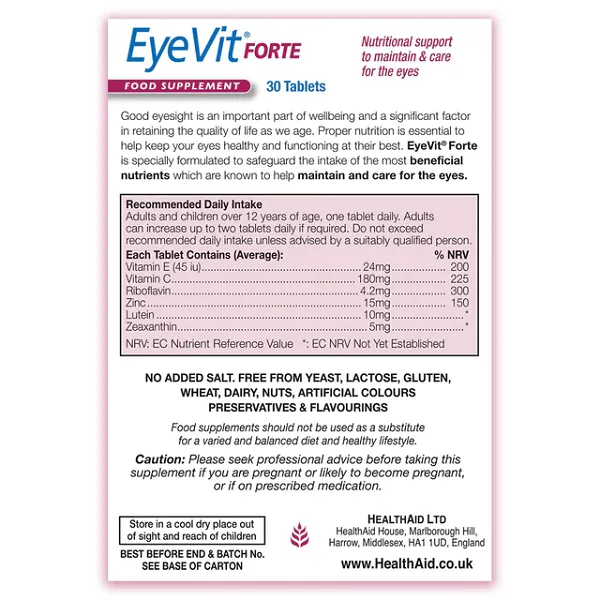 Health Aid - Eye Vit Forte