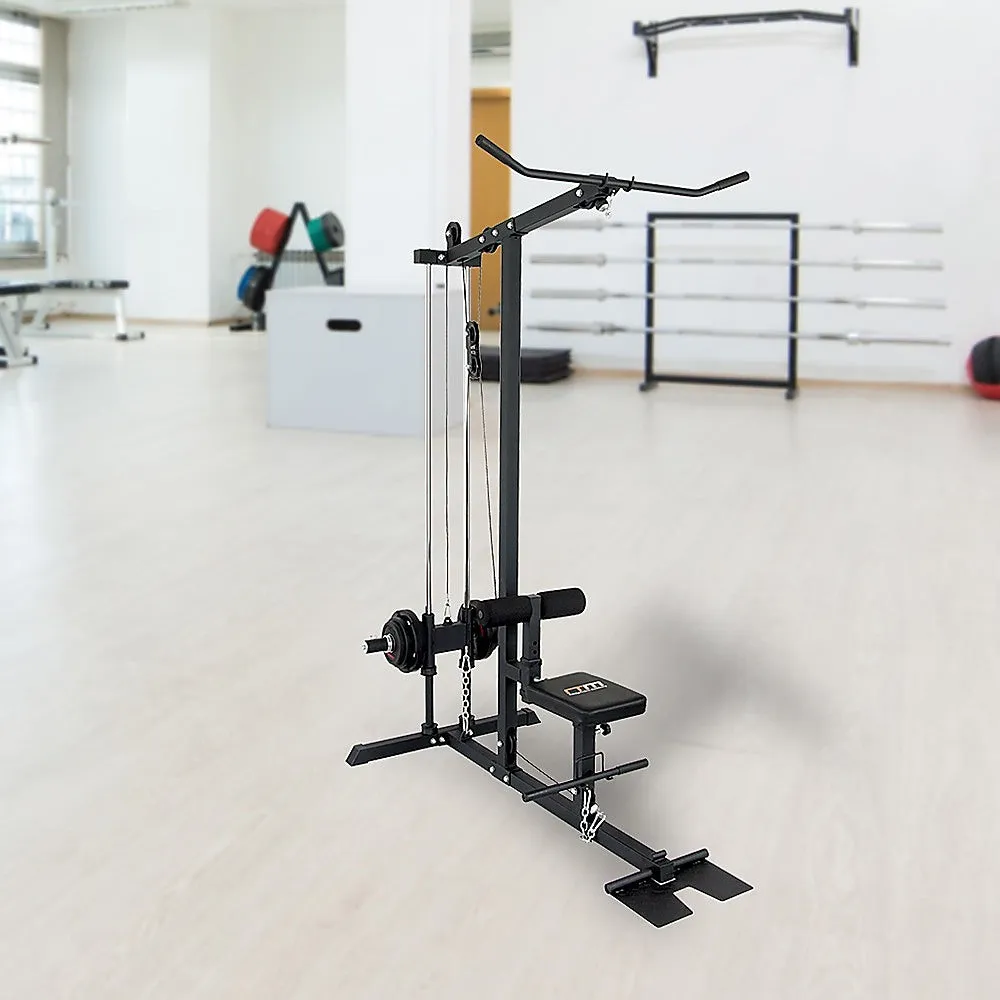 Heavy Duty Lat PullDown & Low Row Machine with Accessories