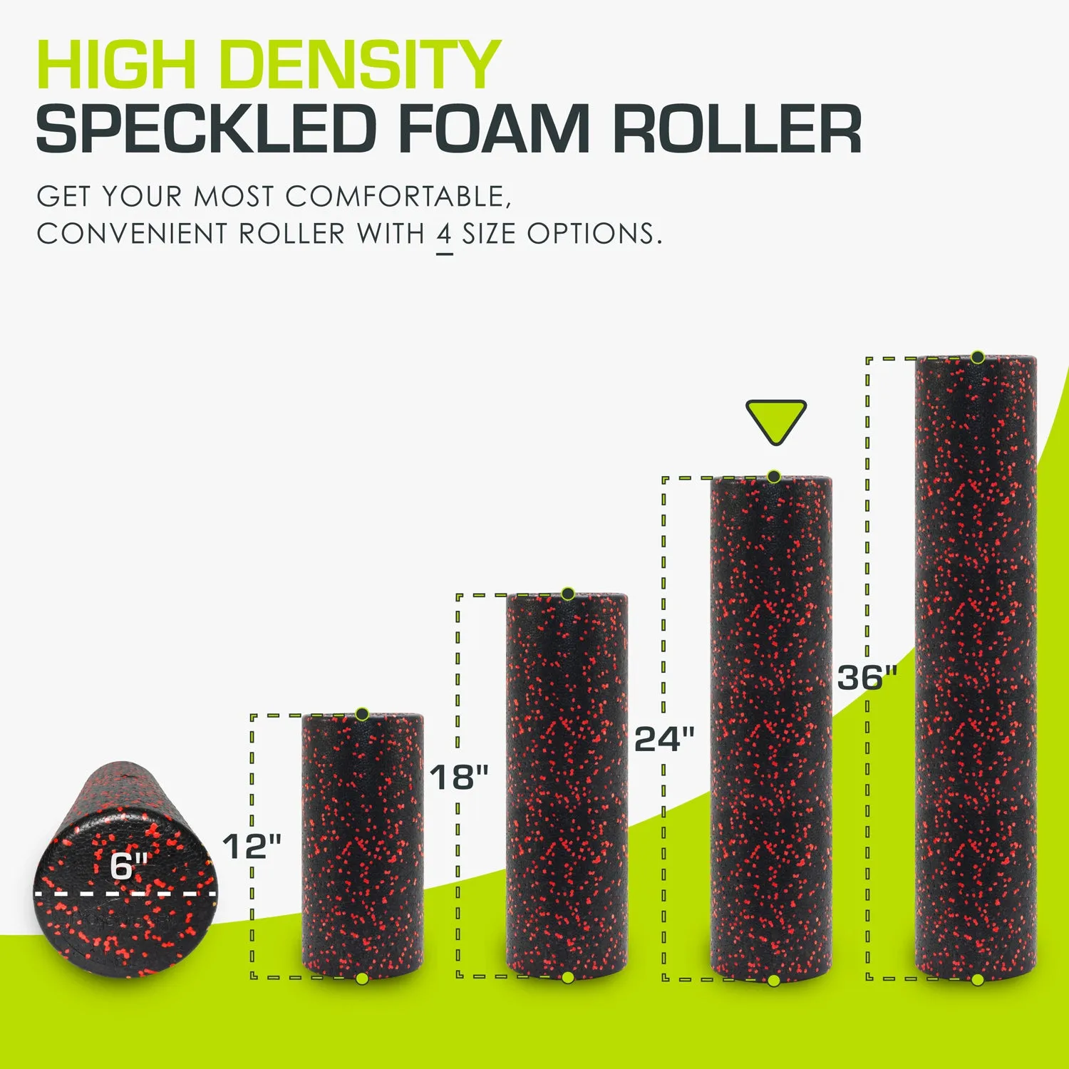 High Density Speckled Foam Roller