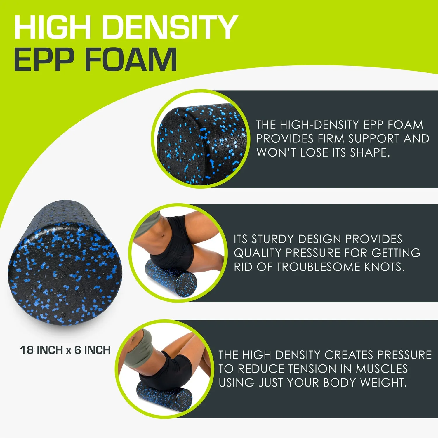 High Density Speckled Foam Roller