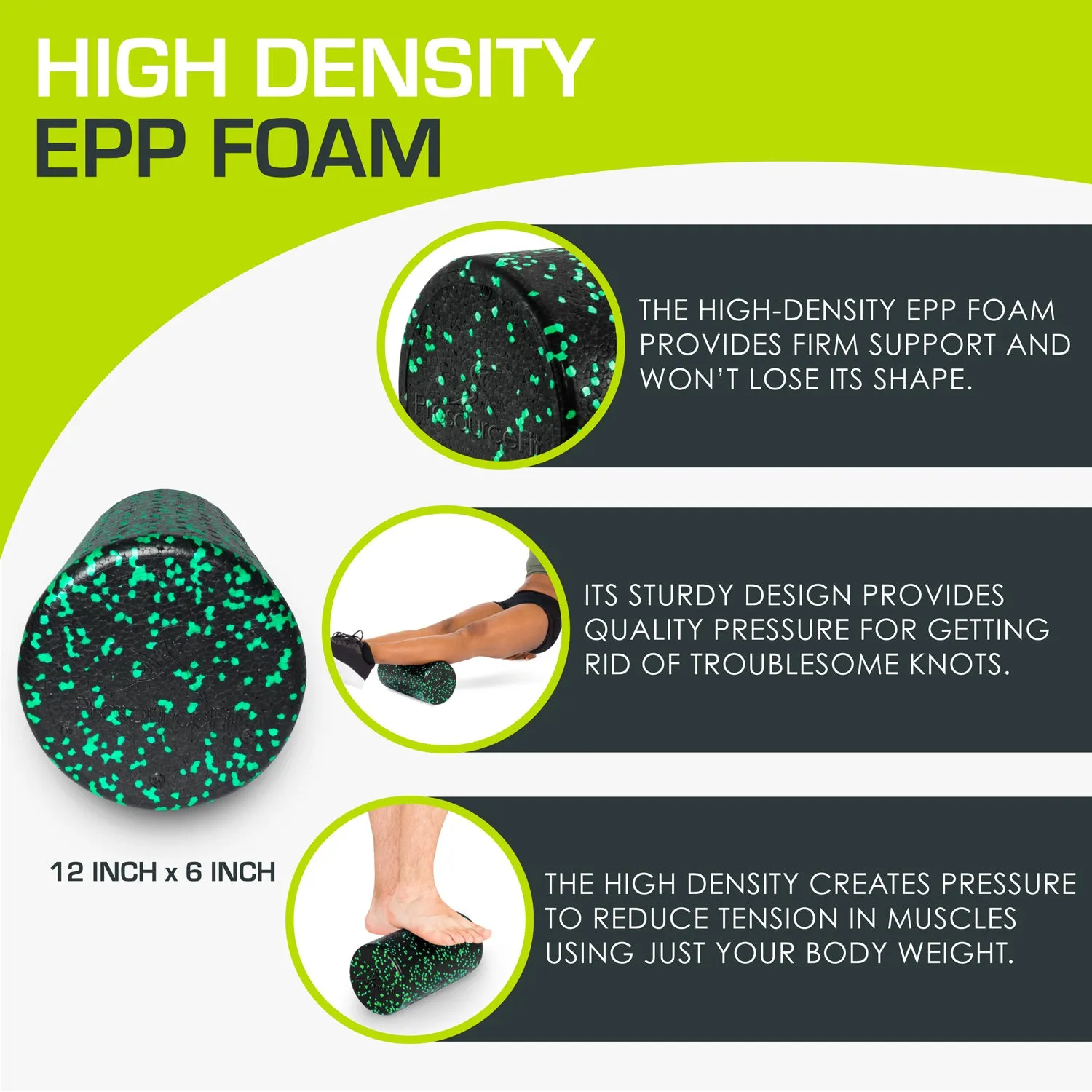 High Density Speckled Foam Roller