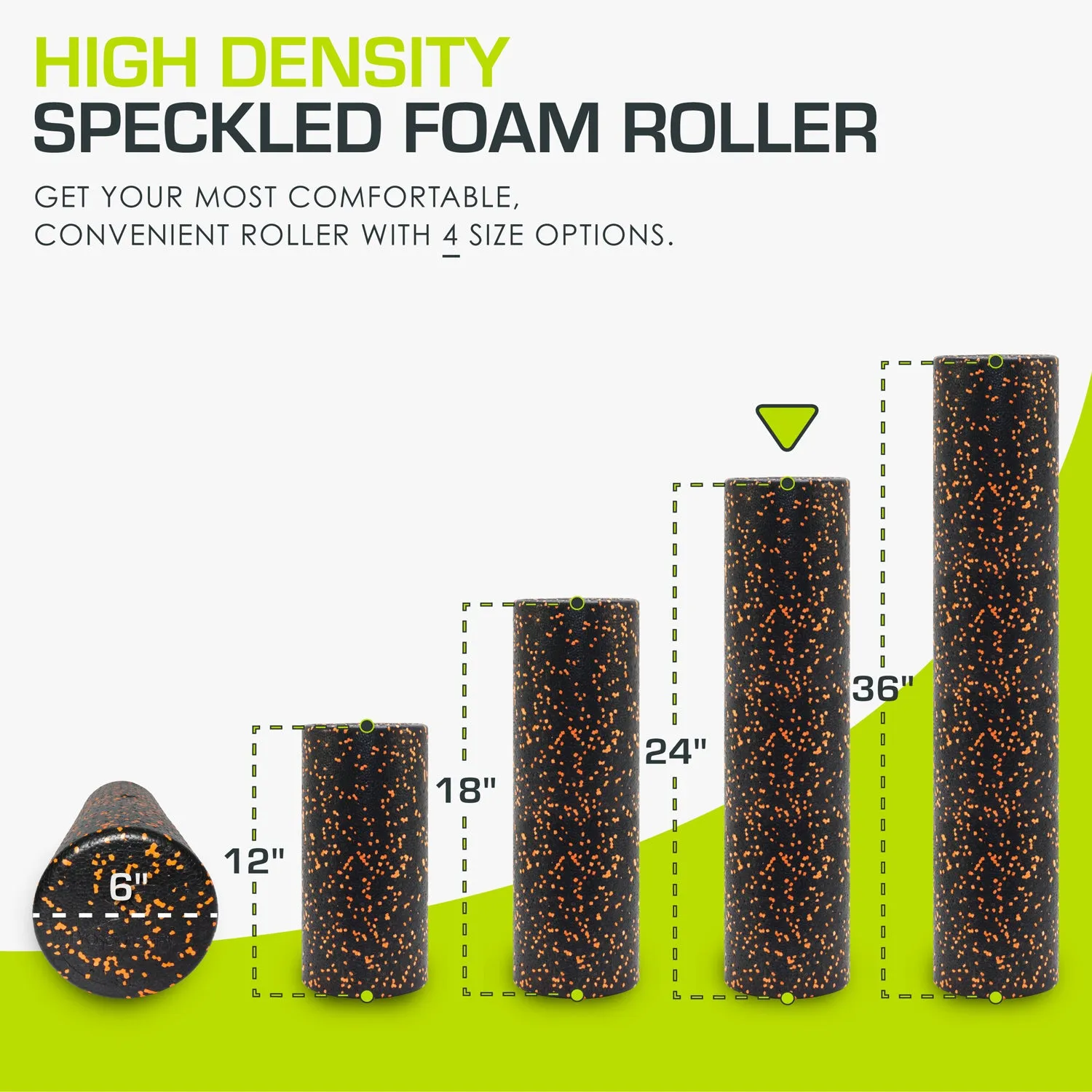 High Density Speckled Foam Roller