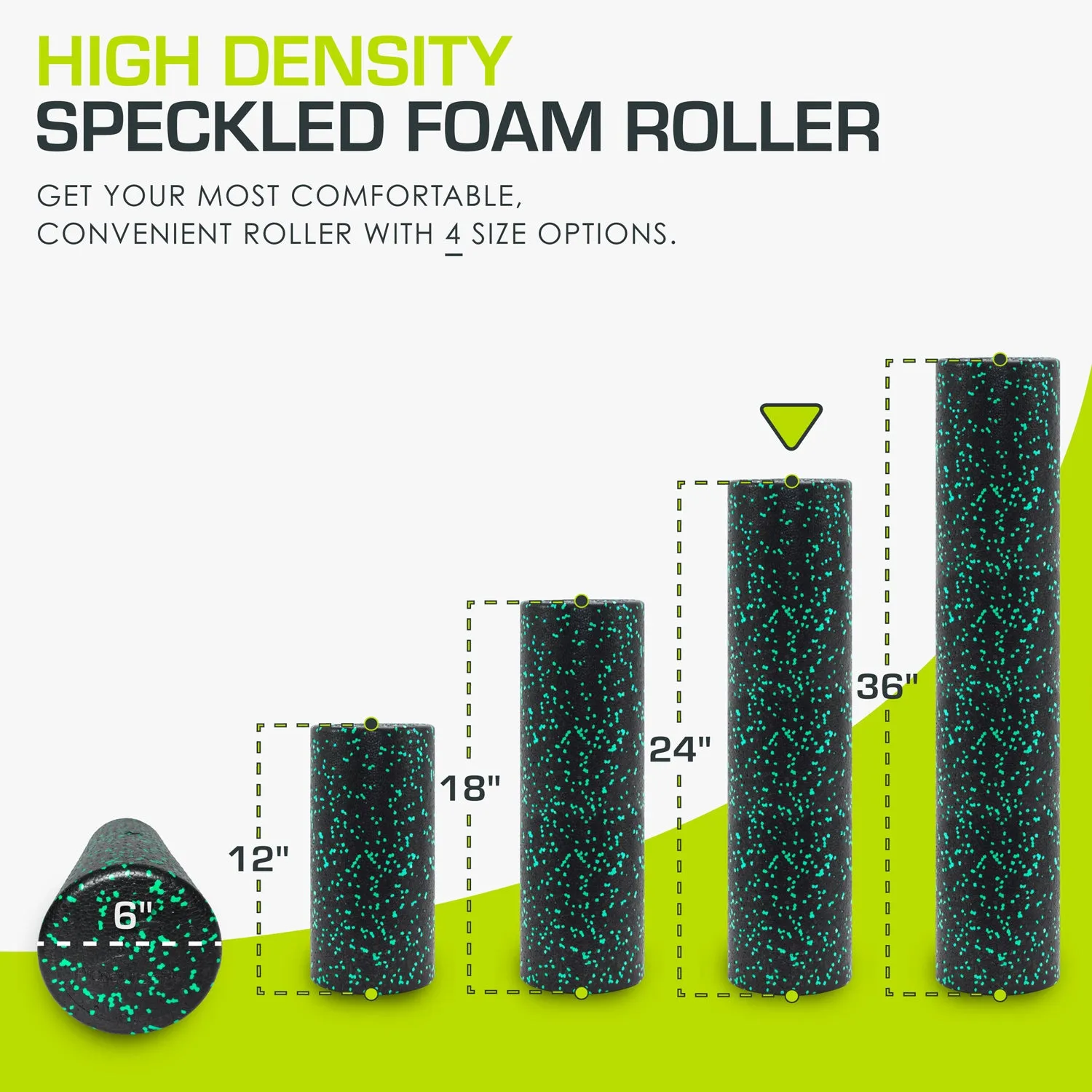 High Density Speckled Foam Roller