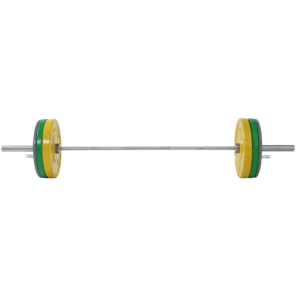 Hit Fitness 80kg Coloured Bumper Plates Core Weight Set