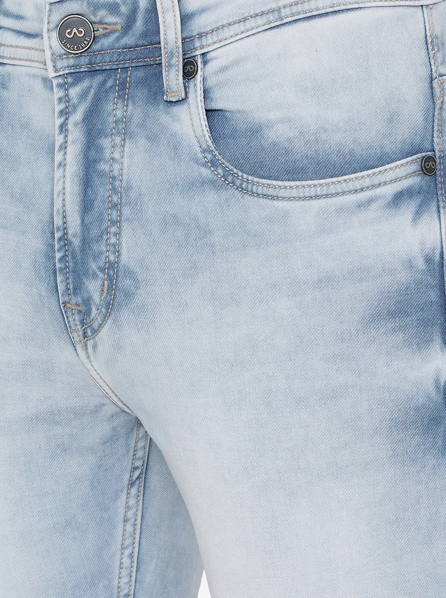 Ice Blue Washed Rider Fit Jeans | JadeBlue