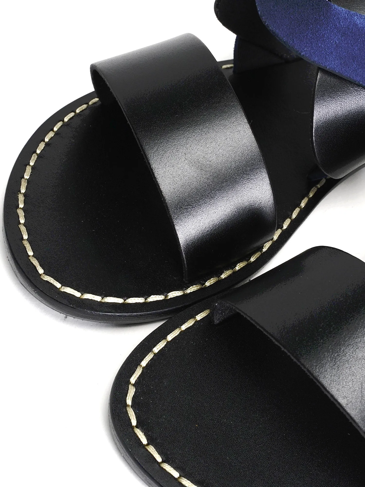 IMOGEN LEATHER SANDAL_BLACK/MIDNIGHT