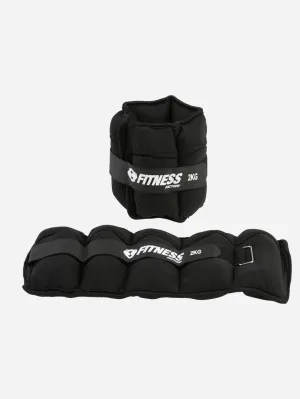 Irm-Fitness Wrist Weight 2Kgx2Pcs Adjustable Black