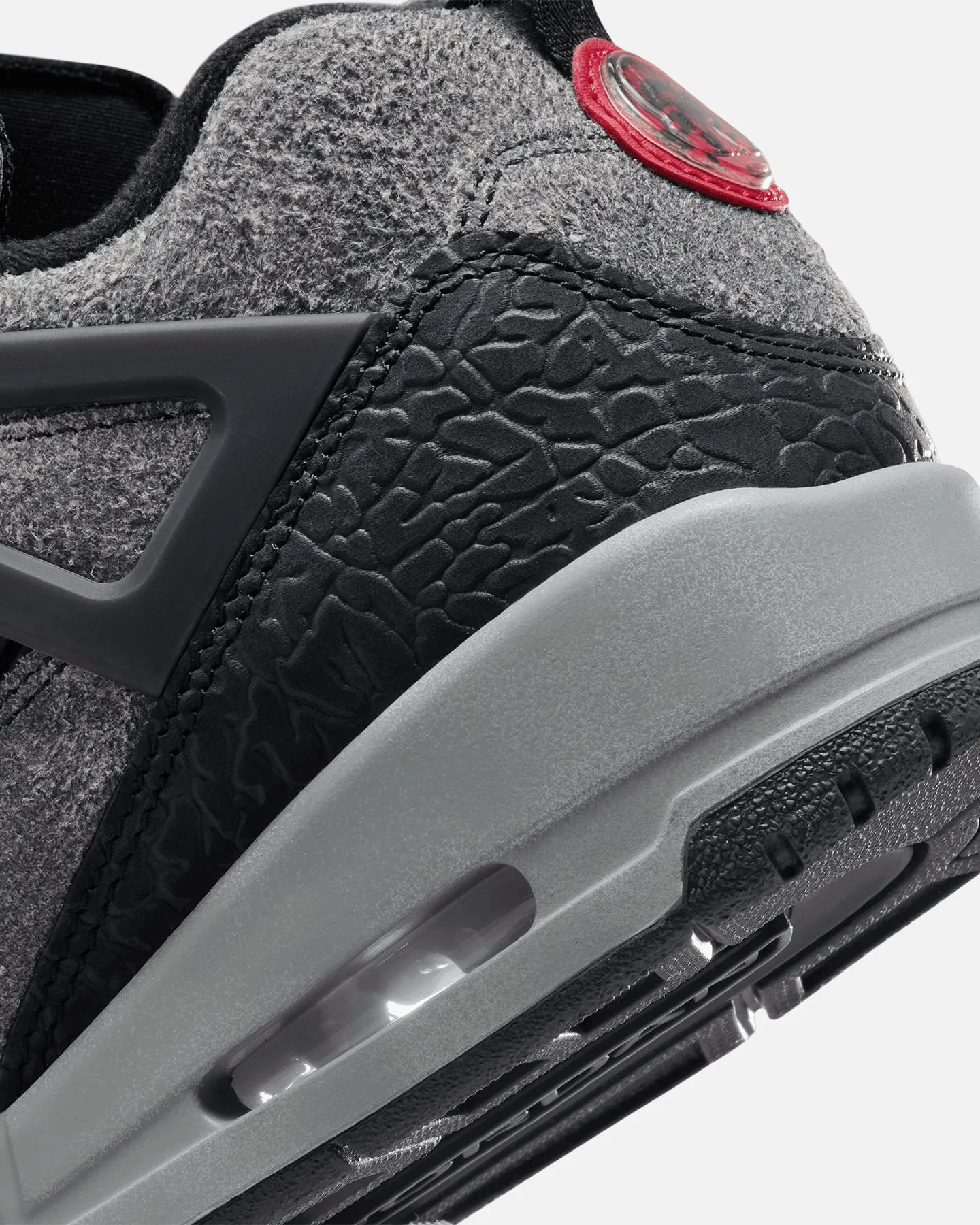 Jordan Spizike Low Anthracite/Gym Red