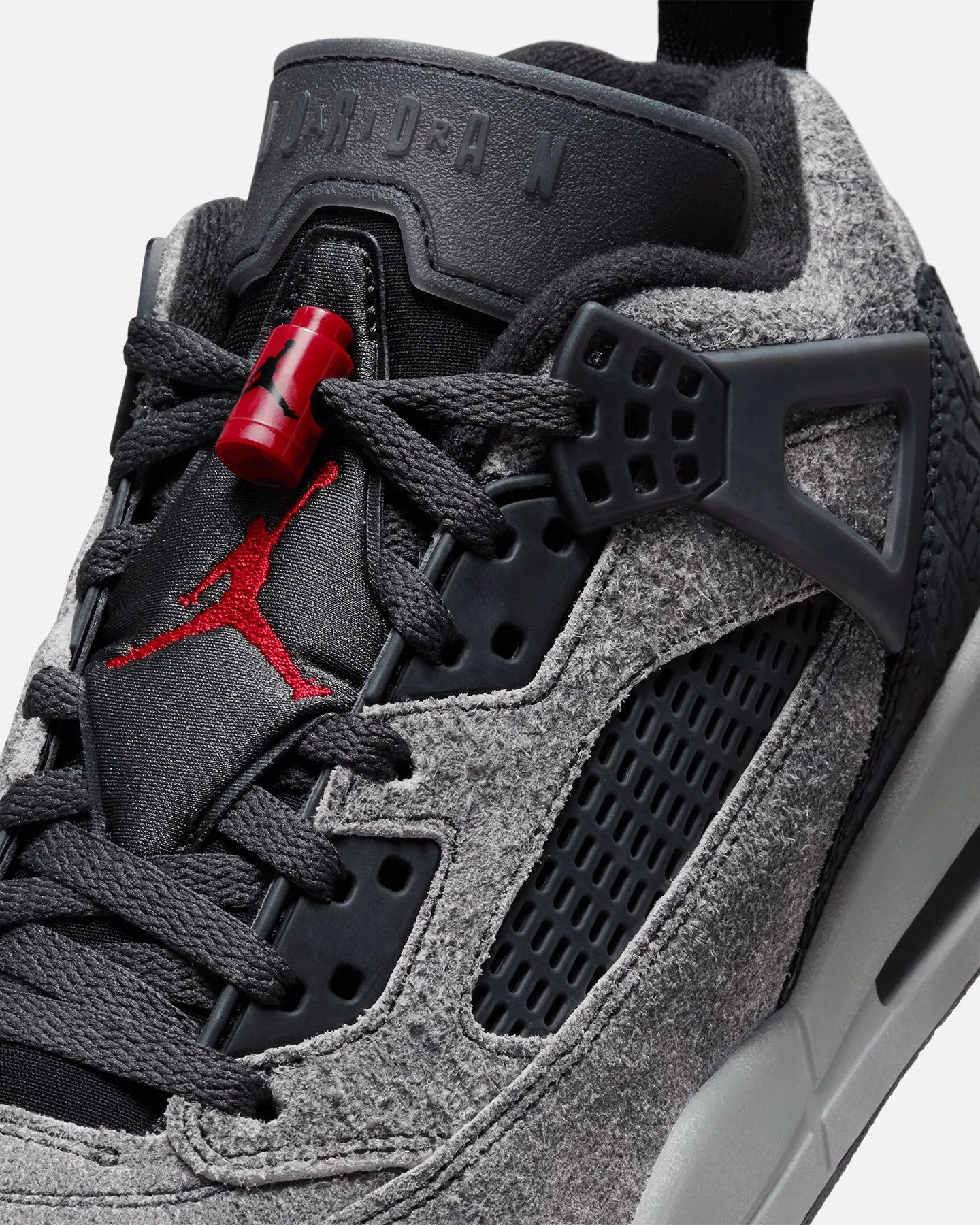 Jordan Spizike Low Anthracite/Gym Red