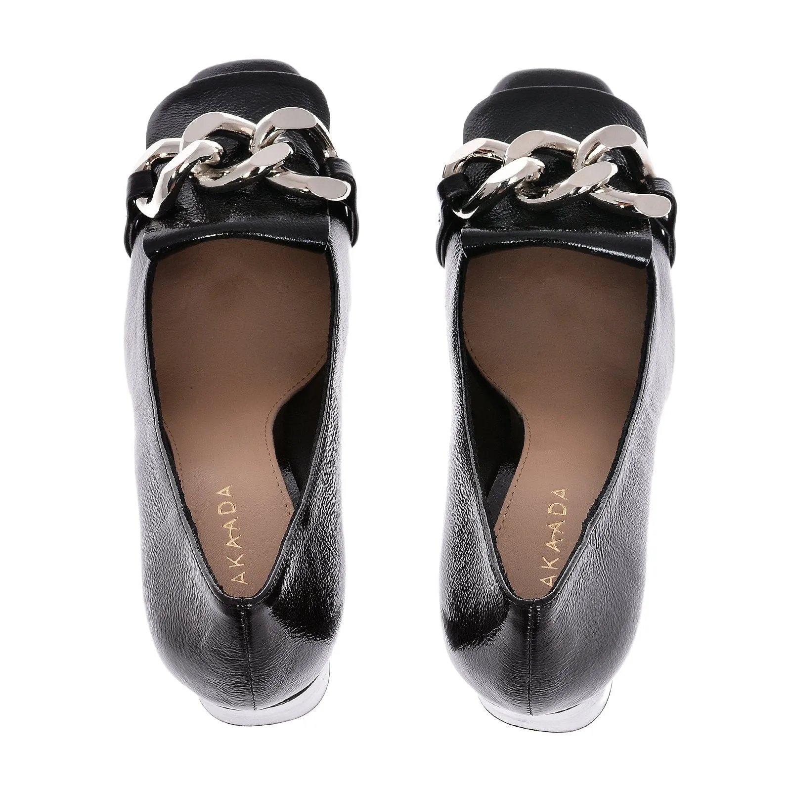 Kaiya Black Naplak Shoes