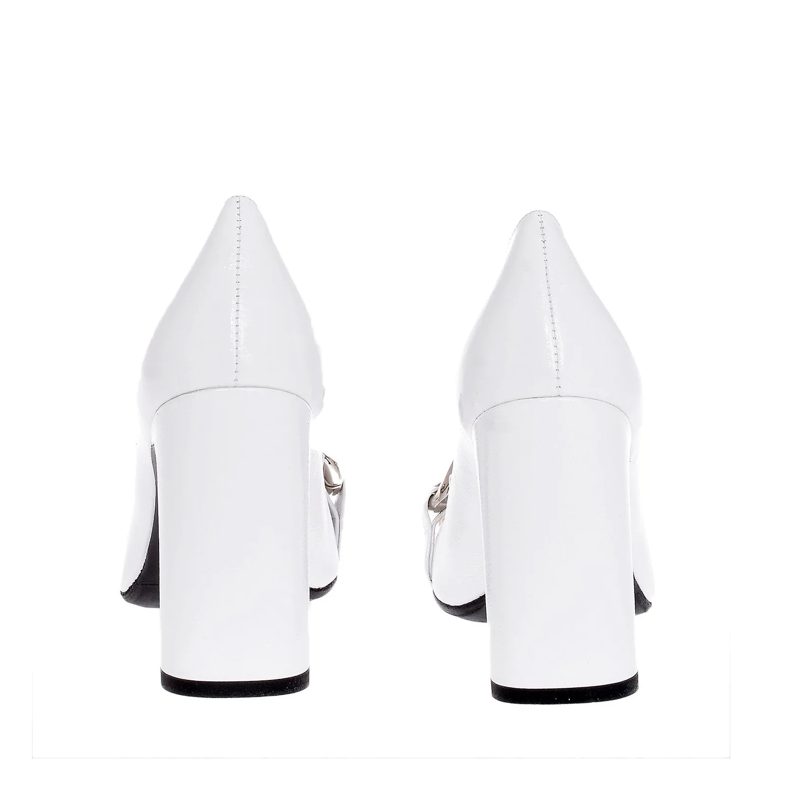 Kaiya White Naplak Shoes