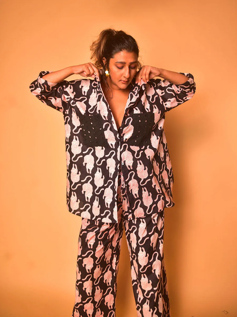 Kat Shirt-Pants Co-ord Set