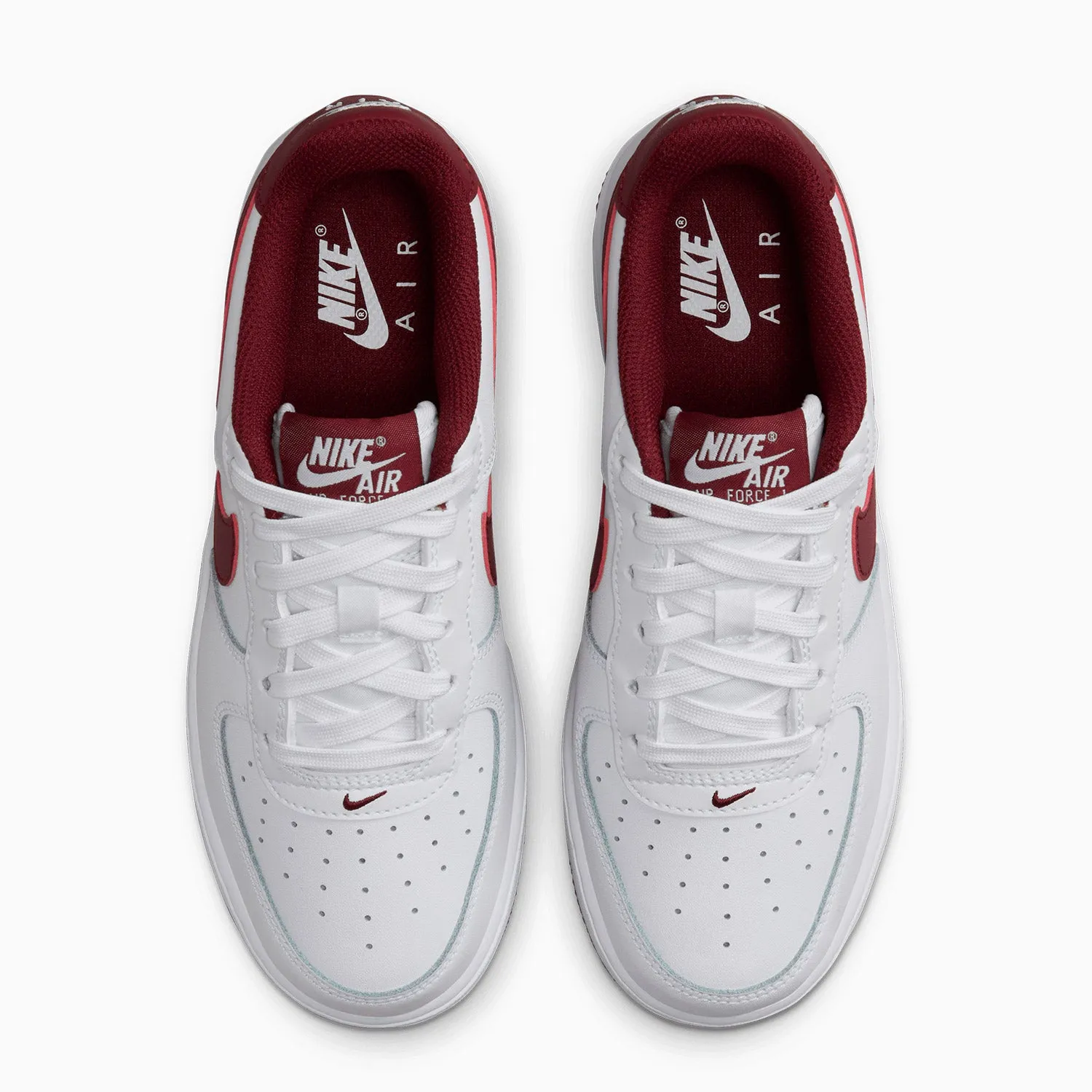 Kid's Air Force 1 Lv8 2 "White Team Red" Grade School