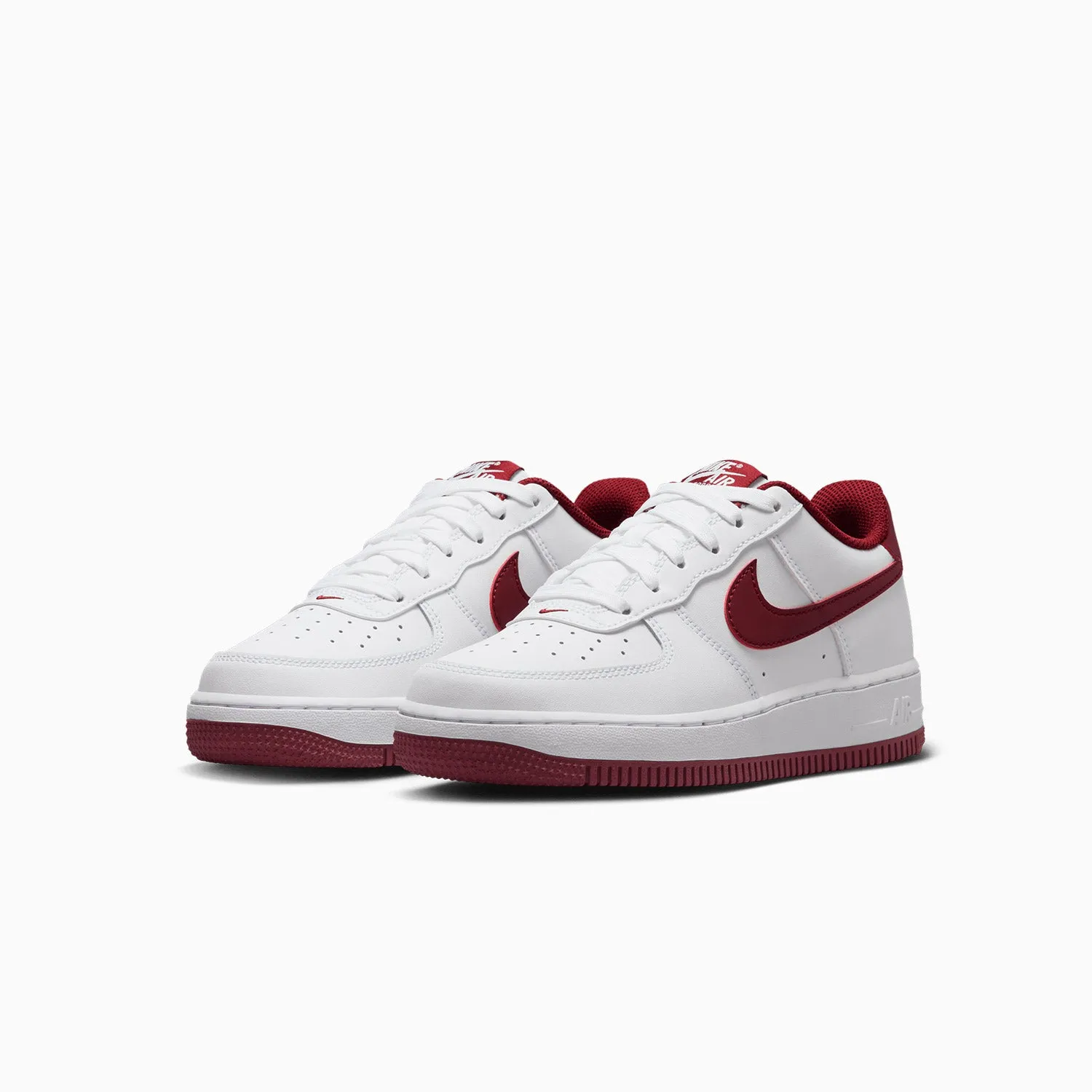 Kid's Air Force 1 Lv8 2 "White Team Red" Grade School