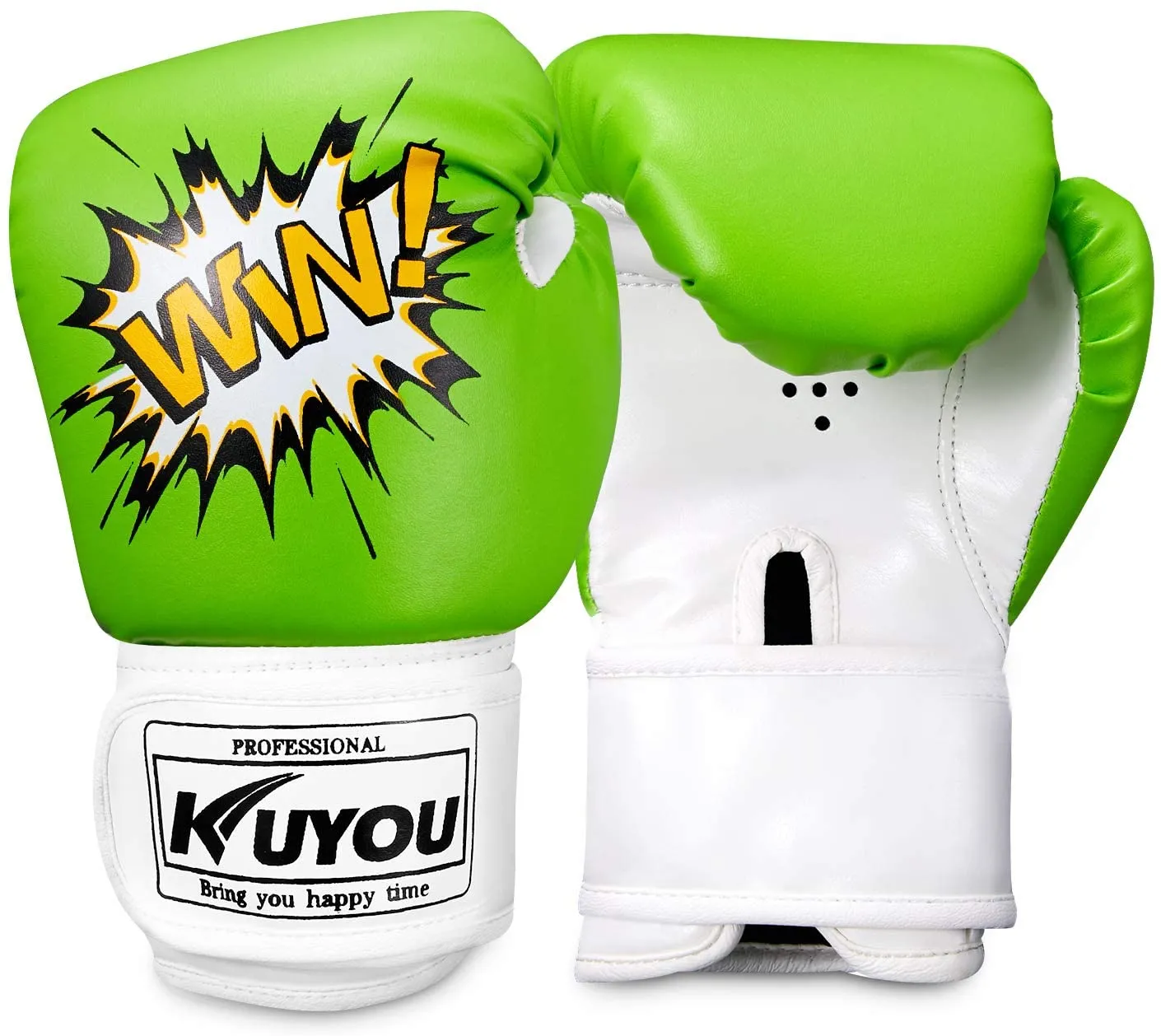 KUYOU Kids Cartoon Sparring Boxing Gloves for Age 5-12 Years