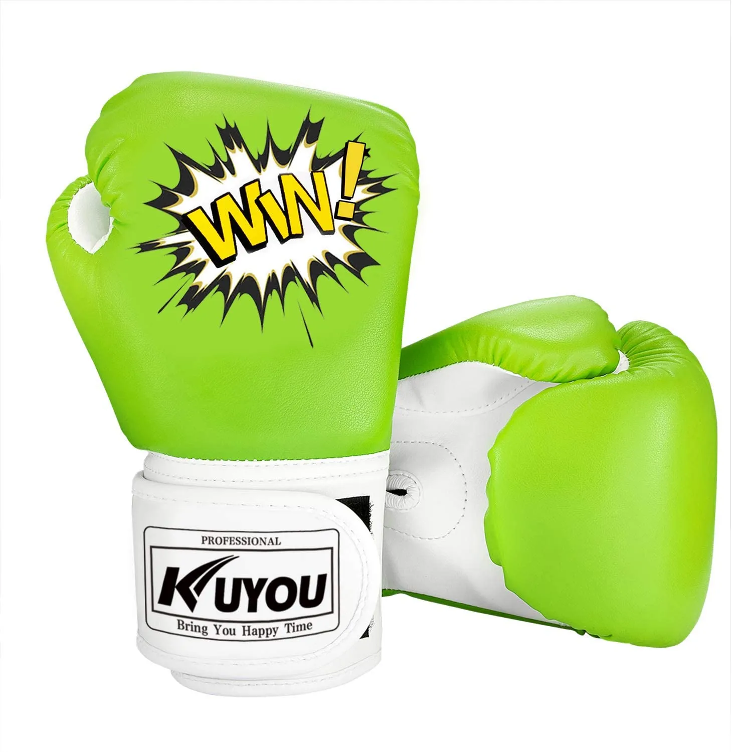 KUYOU Kids Cartoon Sparring Boxing Gloves for Age 5-12 Years