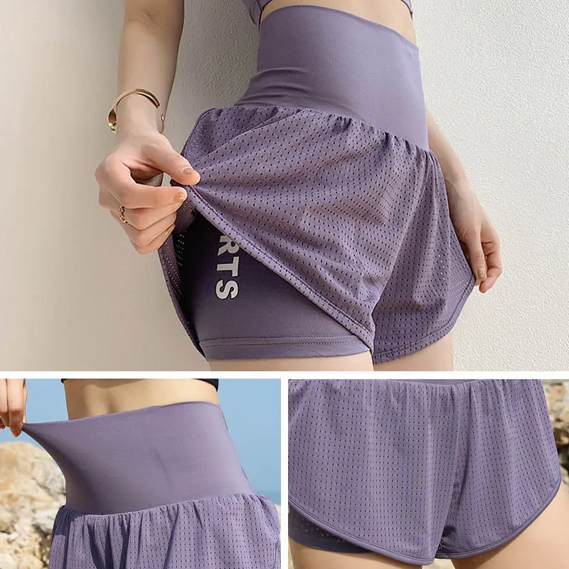 Ladies quick-drying fitness shorts