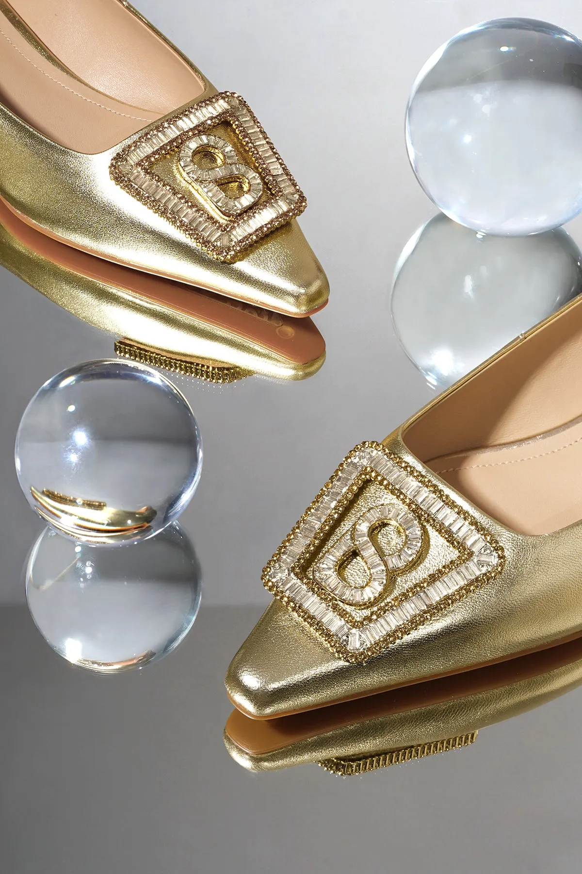 Lavish Shoes - Gold