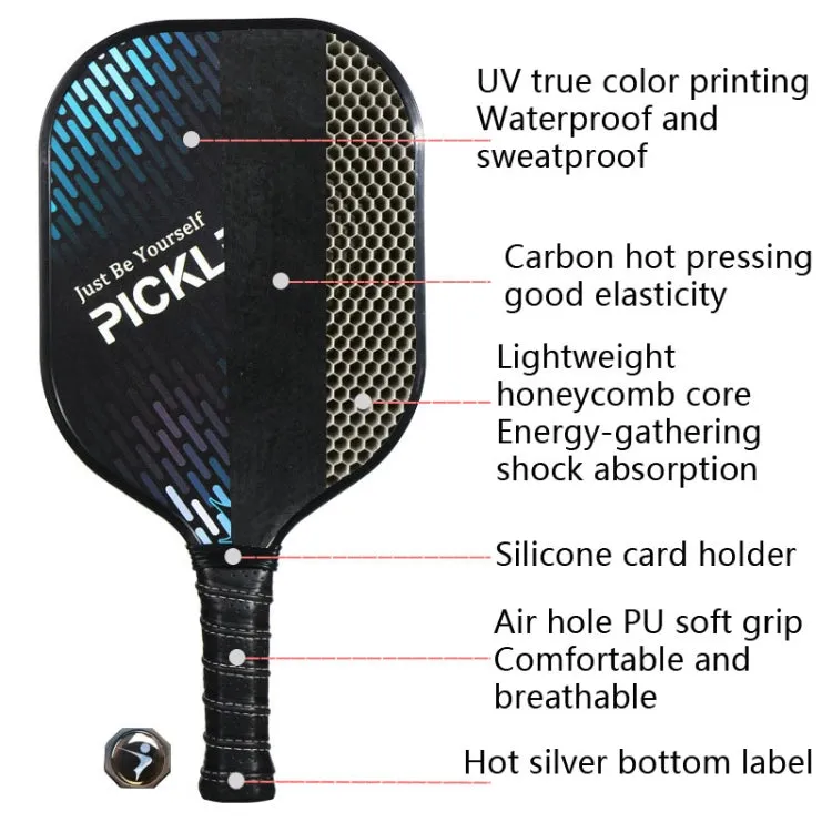 LEIJIAER Carbon Fiber 3K Board Surface Fragrant Honeycomb Tennis Racket(OFFicial PK-063)