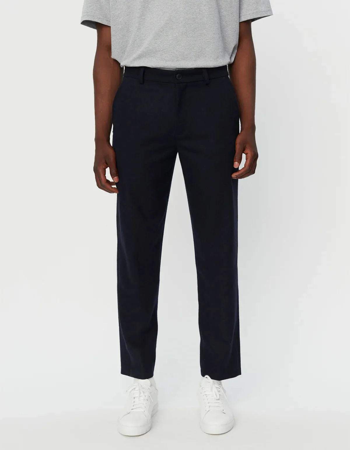 Les Deux Dark Navy Blue Como Straight Leg Pants