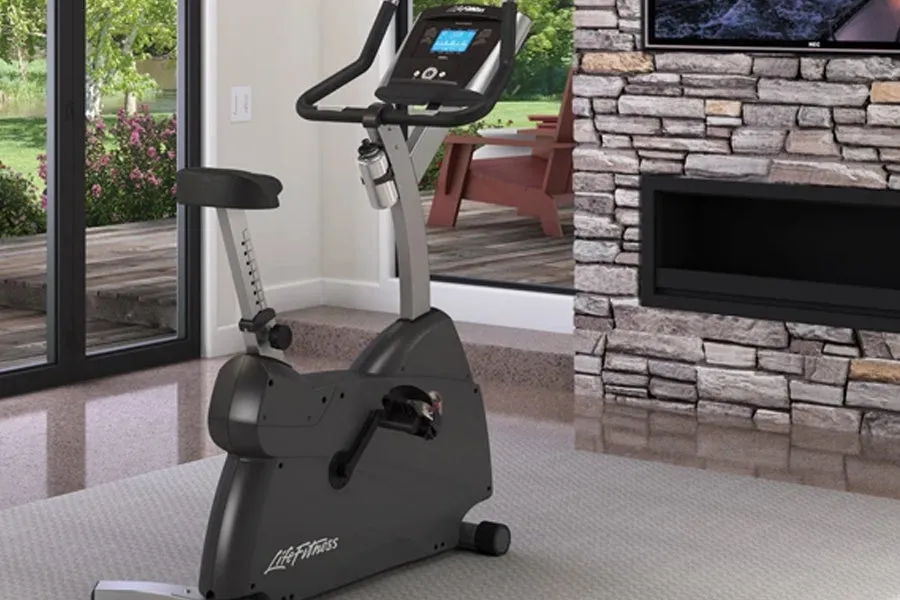 Life Fitness C1 Lifecycle Upright Exercise Bike **SOLD**