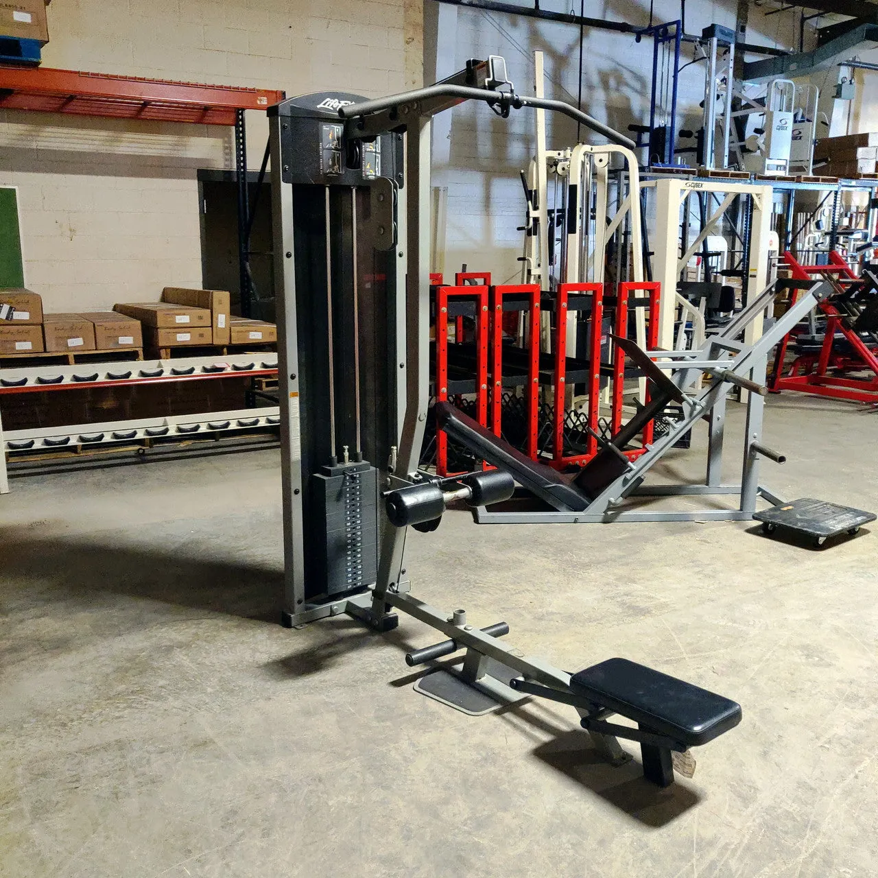 Life Fitness Lat Pulldown Low Row Combo