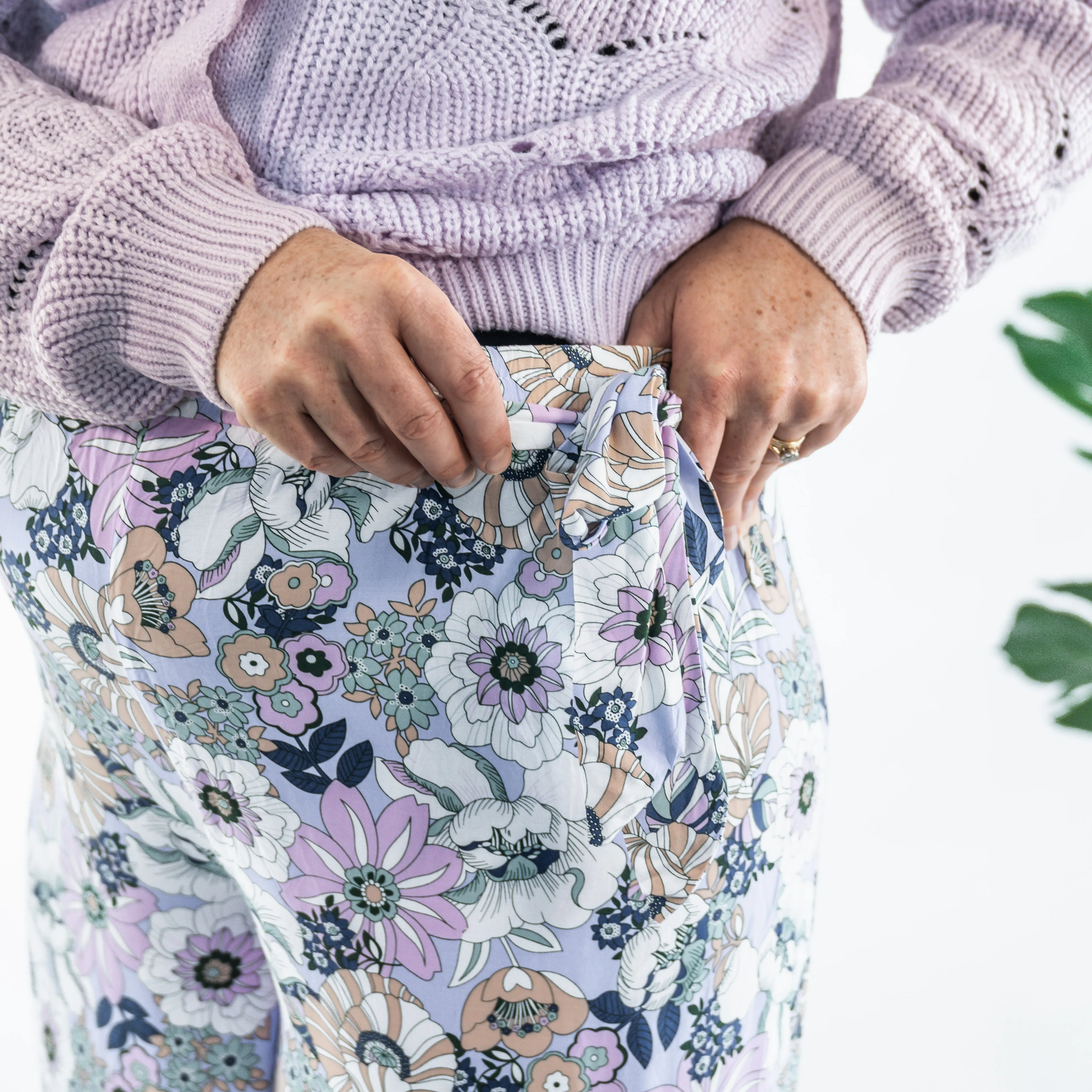 Lulu Wide Leg Pant | Boho Floral