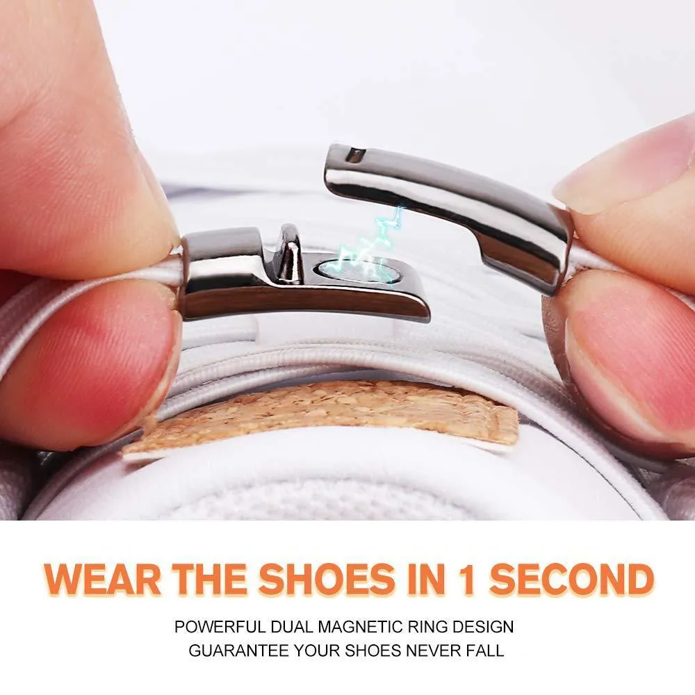 Magnetic No-Tie Shoelaces