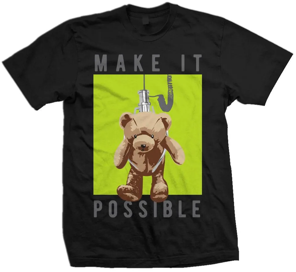 Make It Possible - Volt on Black T-Shirt