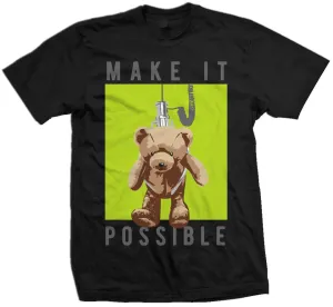 Make It Possible - Volt on Black T-Shirt