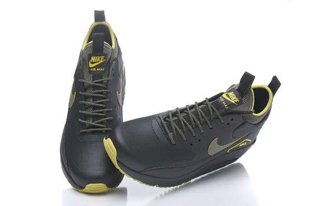 Max 90 Mid NS GPX Black Yellow Men's Running Shoes