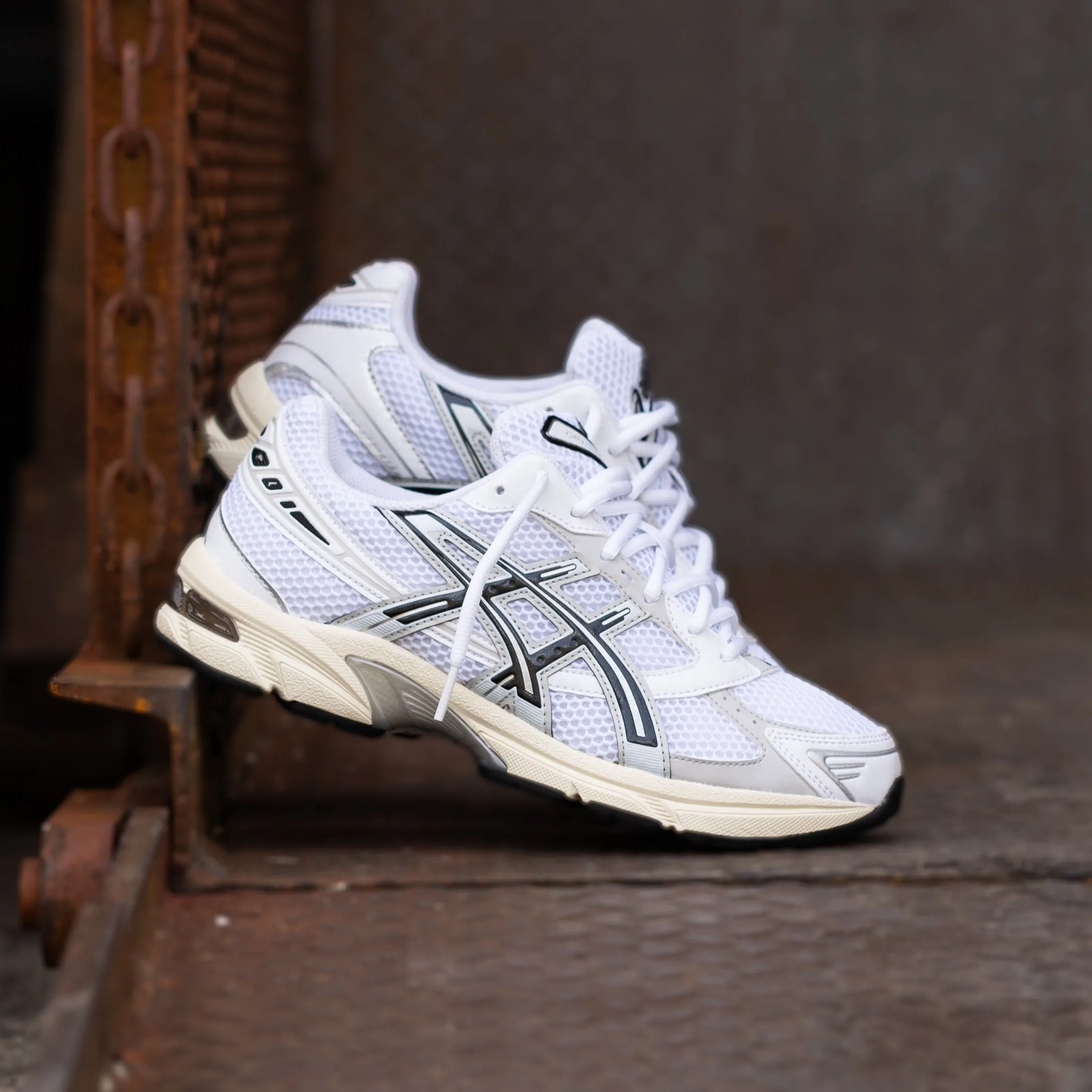 Mens Asics Gel-1130 (White/Cloud Grey)