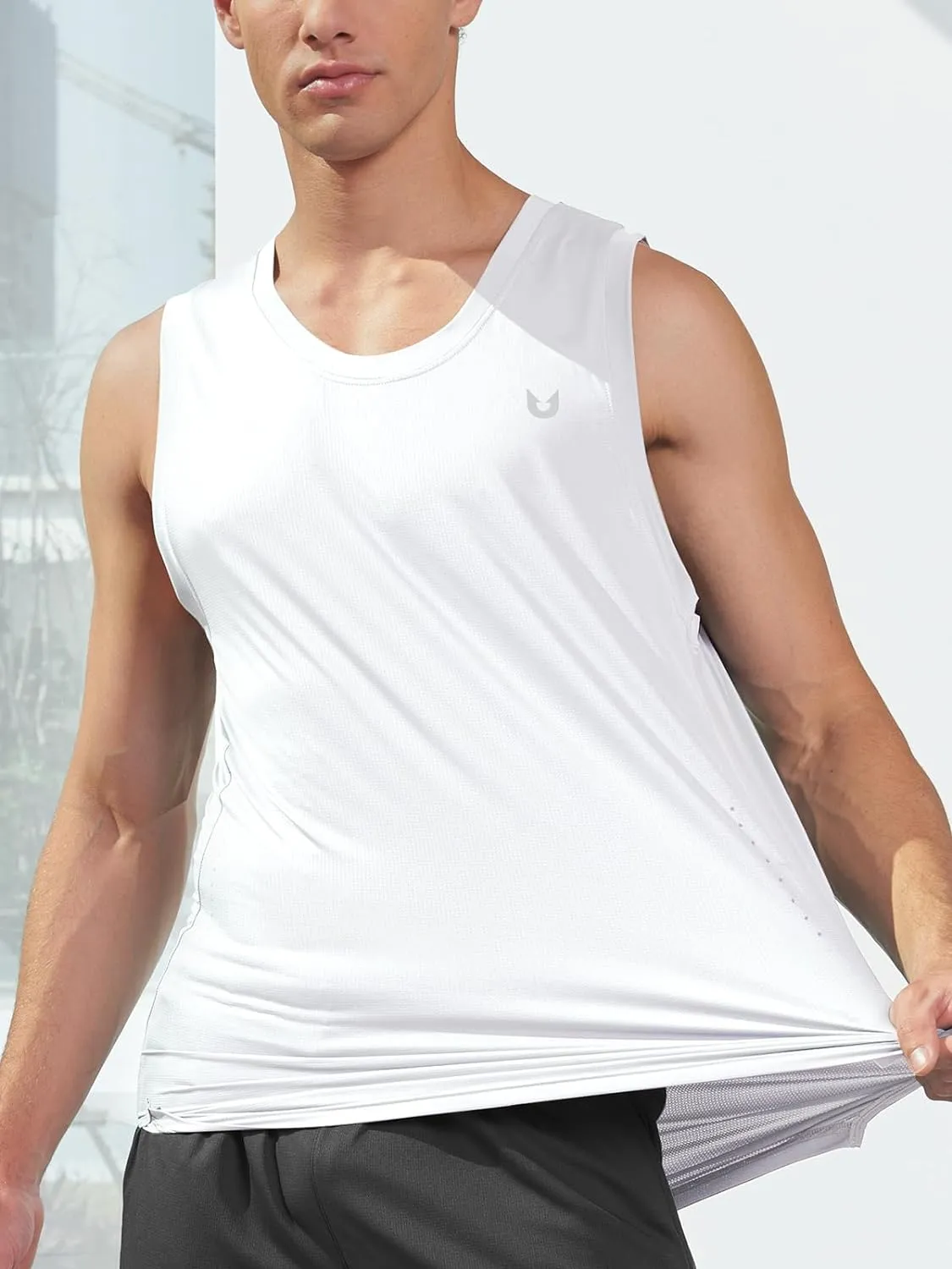 Men's Athletic Tank Tops Guy Fitness Gym Summer Shirts