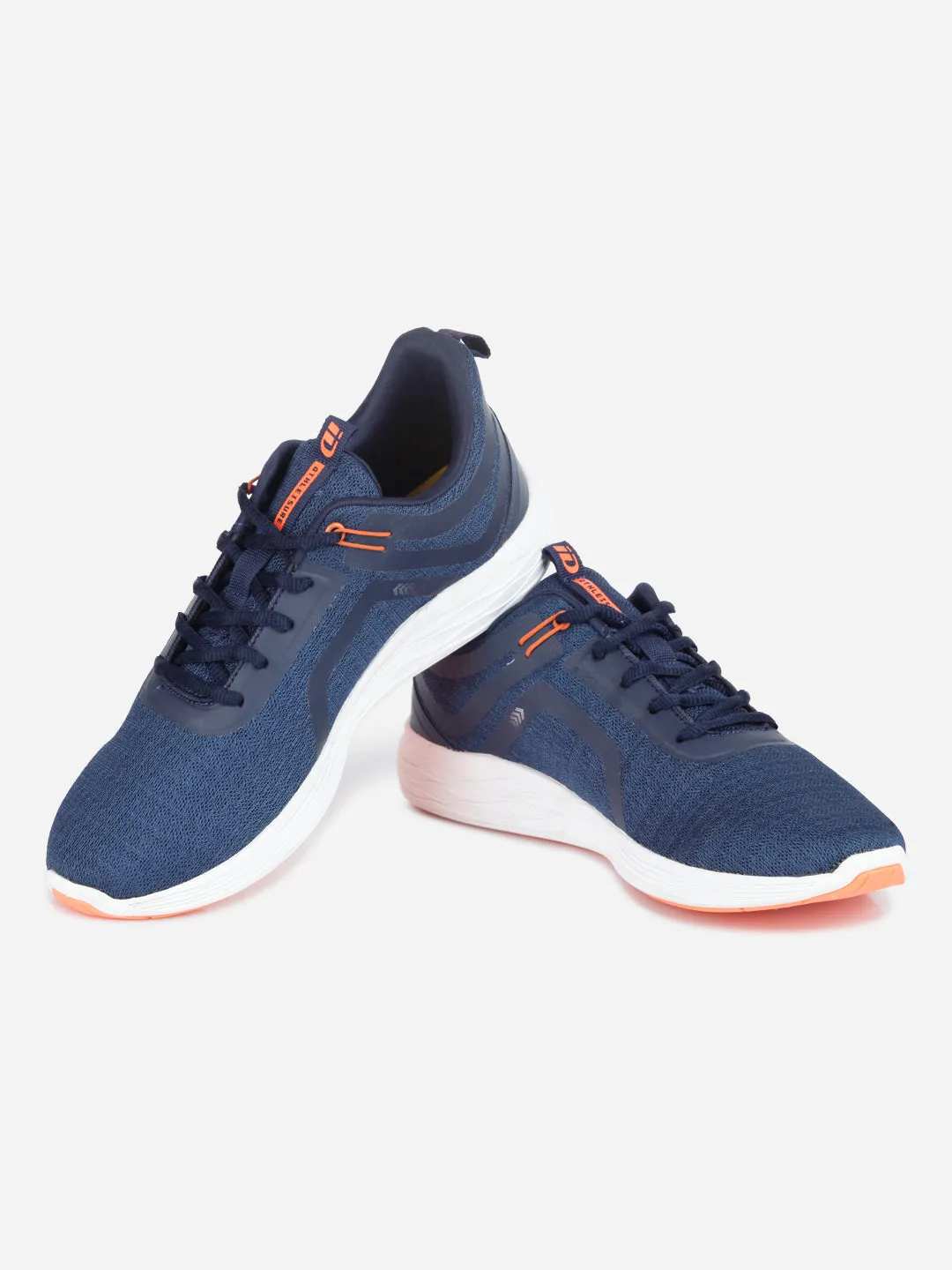 Men's Navy Lace Up Sneaker (ID7513)