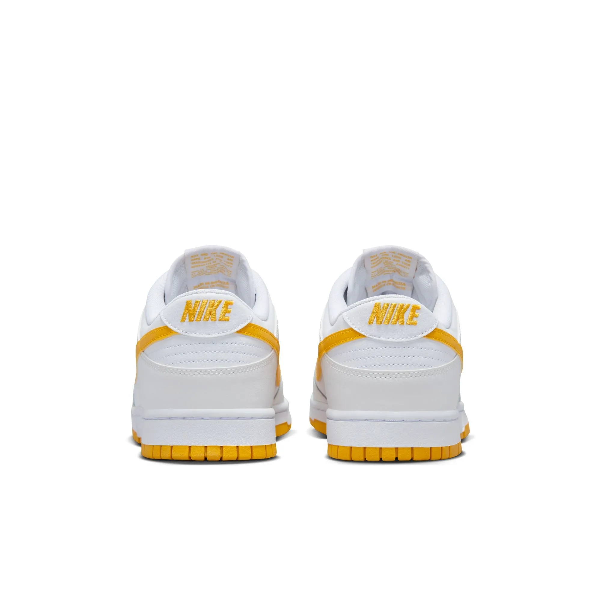 Men's Nike Dunk Low Retro -WHITE/UNIVERSITY GOLD-SUMMIT WHITE