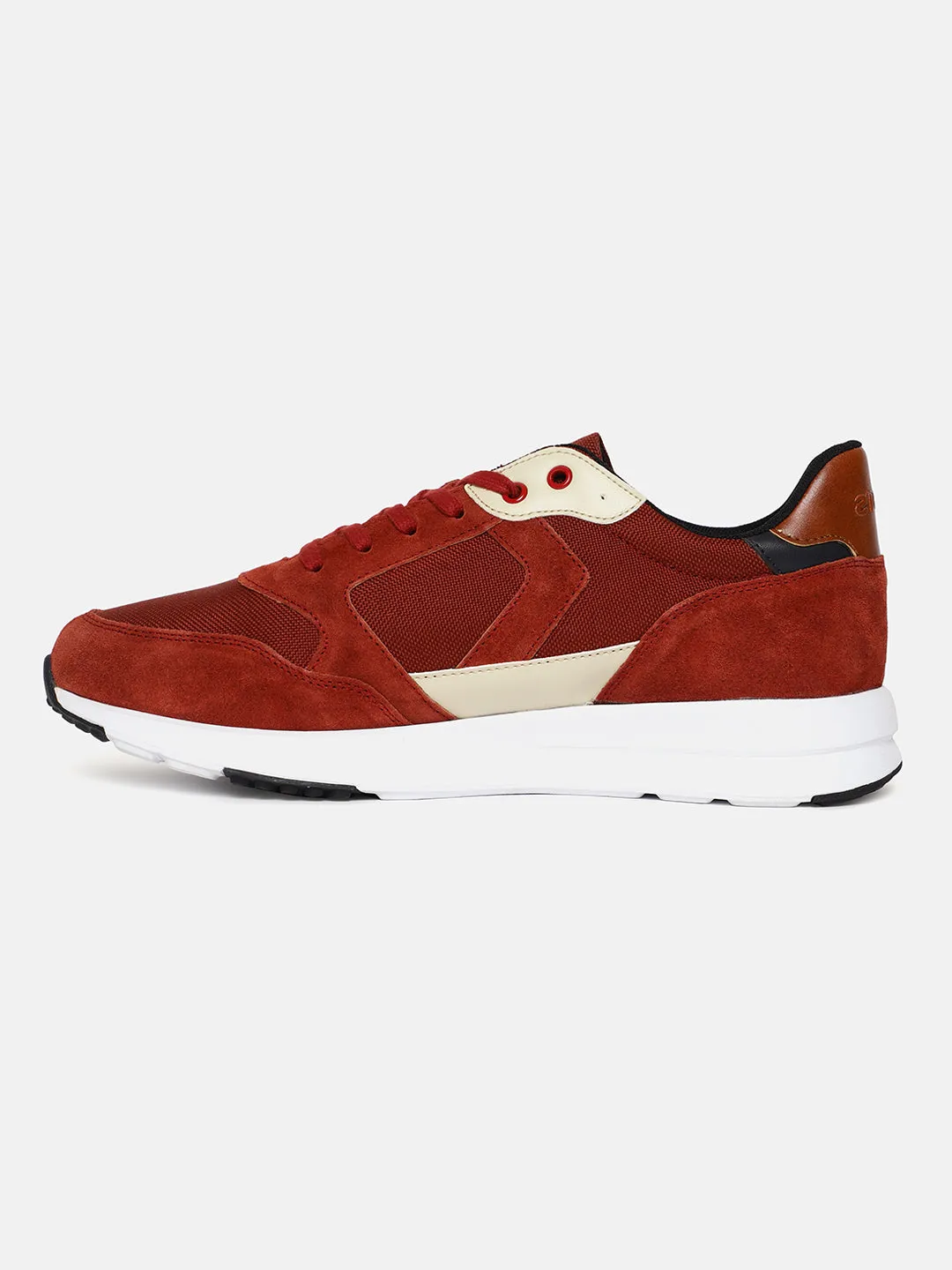 Men's Red Colorblock Shoes