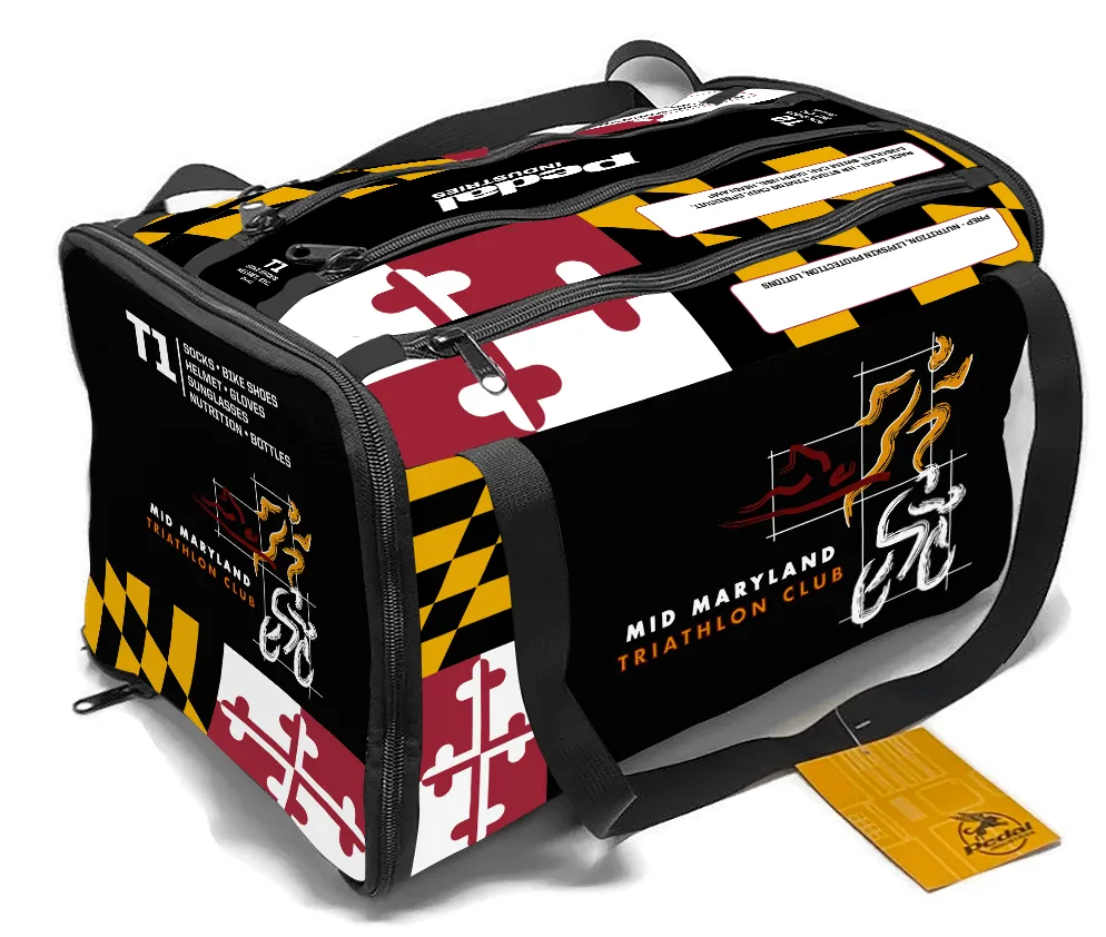 Mid Maryland Triathlon Club 2022 TRIATHLON SPECIFIC RaceDay Bag