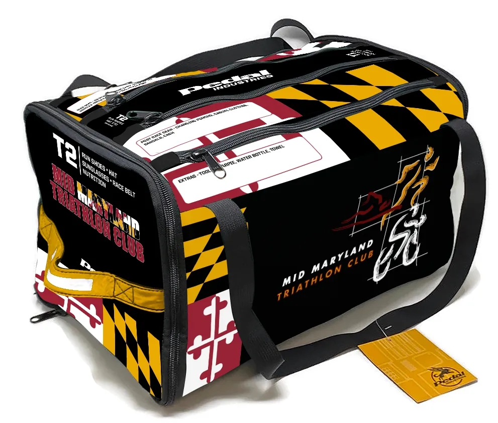 Mid Maryland Triathlon Club 2022 TRIATHLON SPECIFIC RaceDay Bag