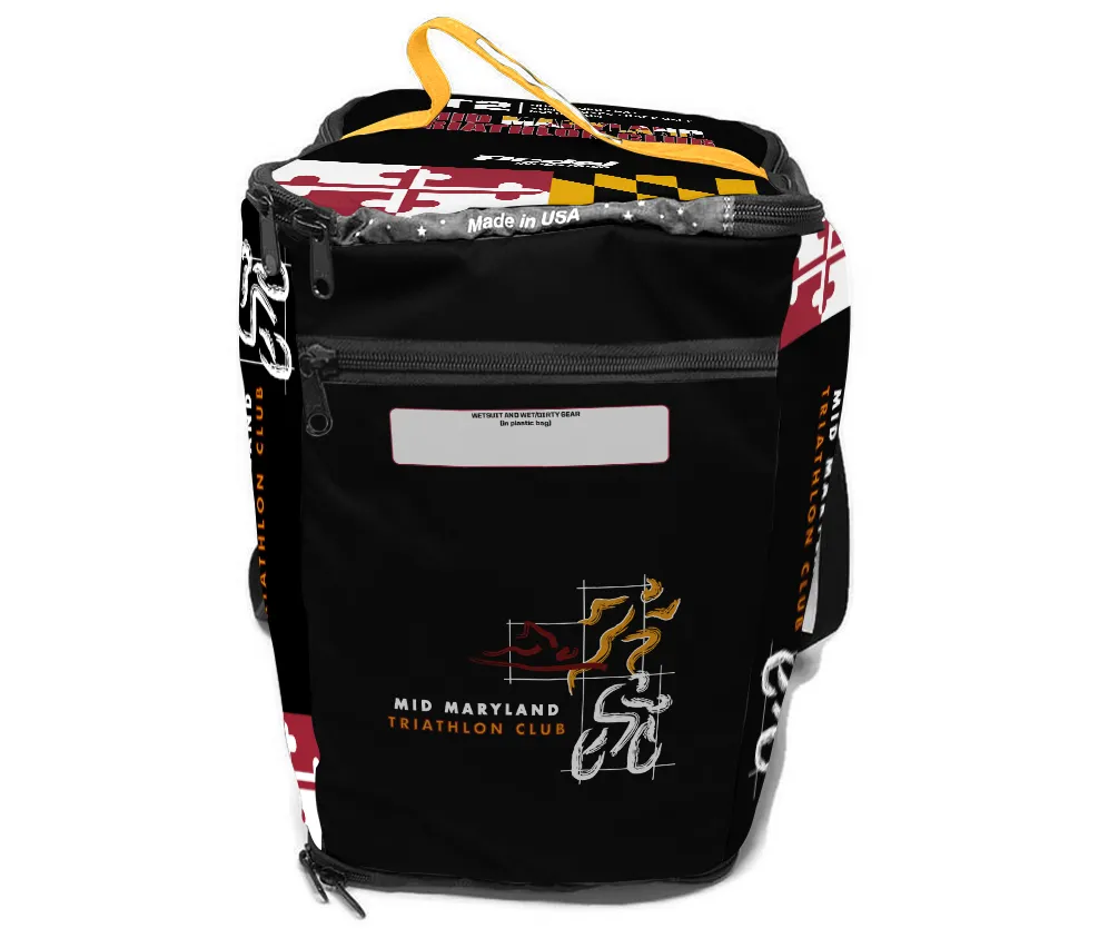 Mid Maryland Triathlon Club 2022 TRIATHLON SPECIFIC RaceDay Bag