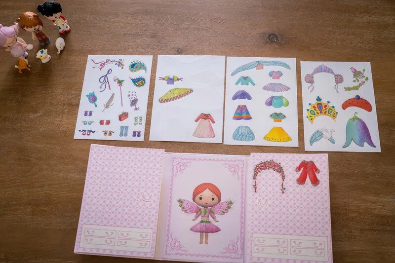 Miss Lilyruby Tinyly Removable Stickers Set