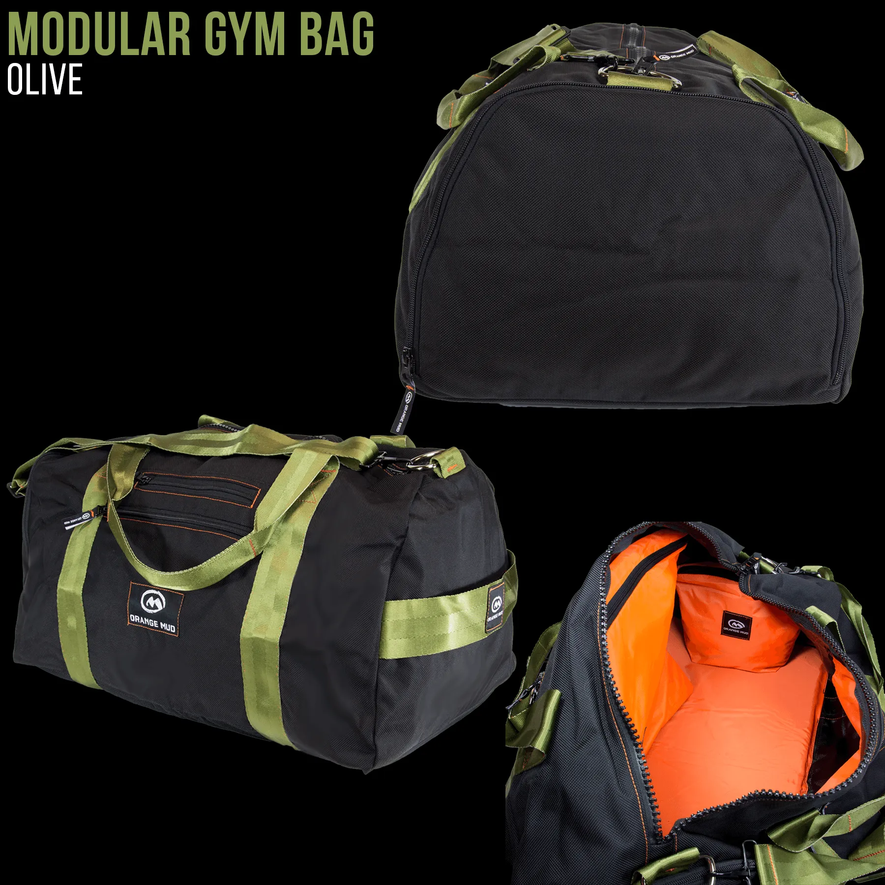 Modular GYM Bag with Shoe Compartment, 55L