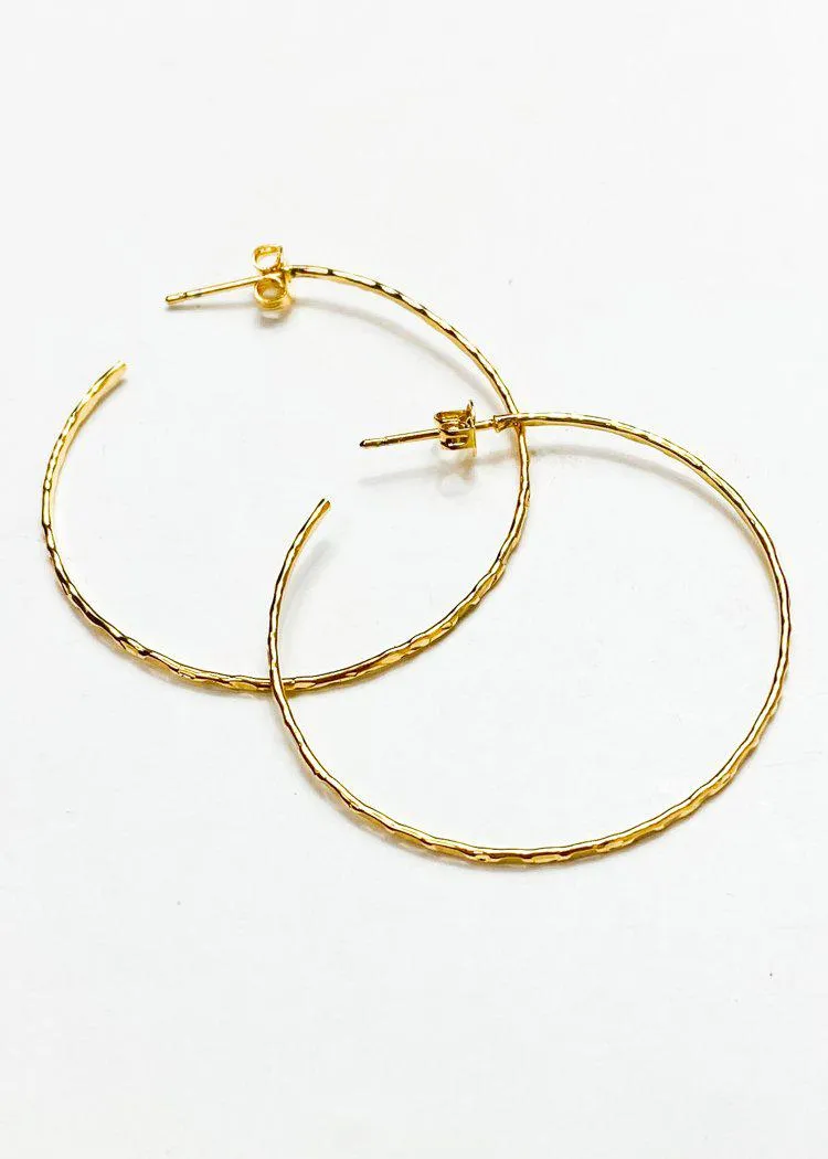 Monica Gold Hoops - Gold