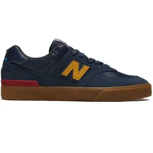 New Balance 574 Vulc Shoes - Blue Indigo/Gum