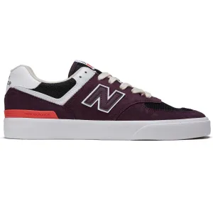 New Balance 574 Vulc Shoes - Purple/Black