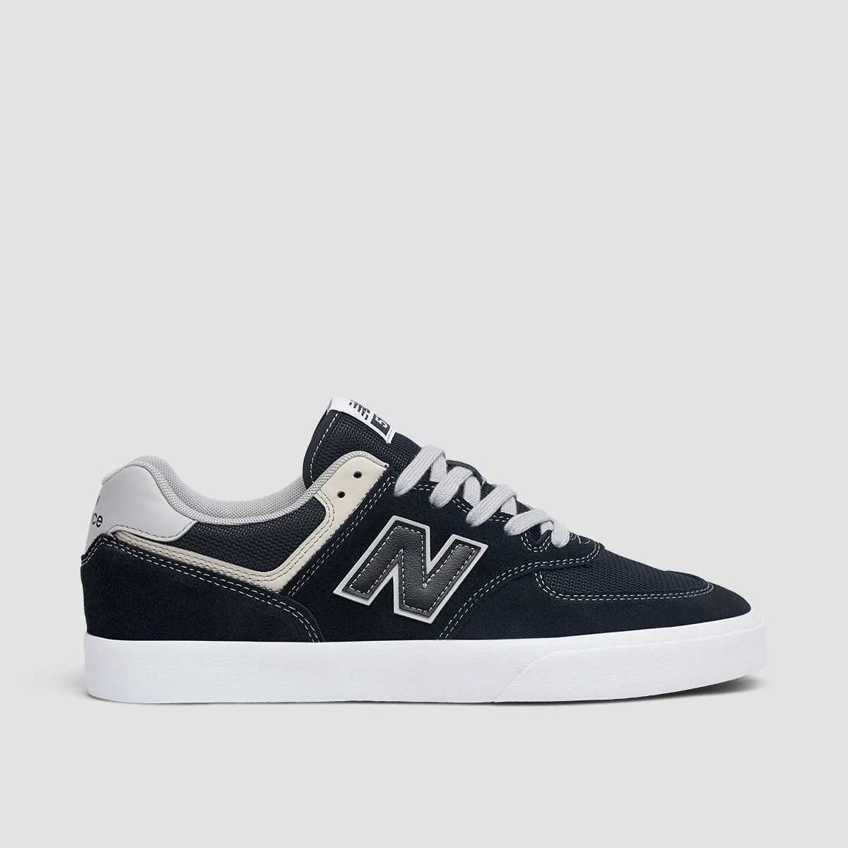 New Balance Numeric 574 Vulc Shoes - Black/Grey