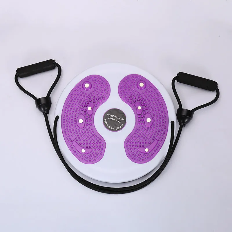 New large waist twisting disc with drawstring abdominal disc household small fitness equipment health massage spot