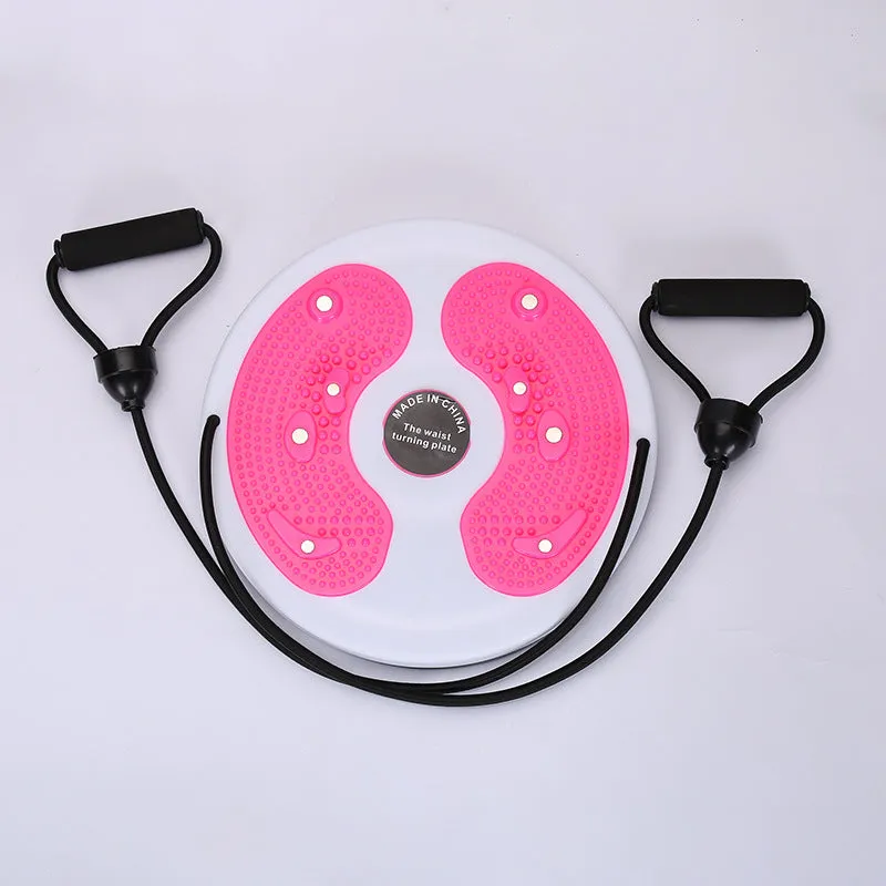 New large waist twisting disc with drawstring abdominal disc household small fitness equipment health massage spot