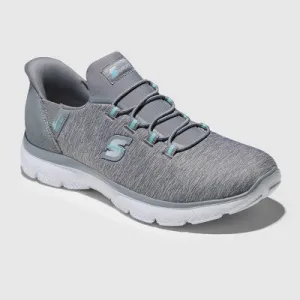 New - S Sport By Skechers Women's Syrka Step-Ins Sneakers - Gray 8.5